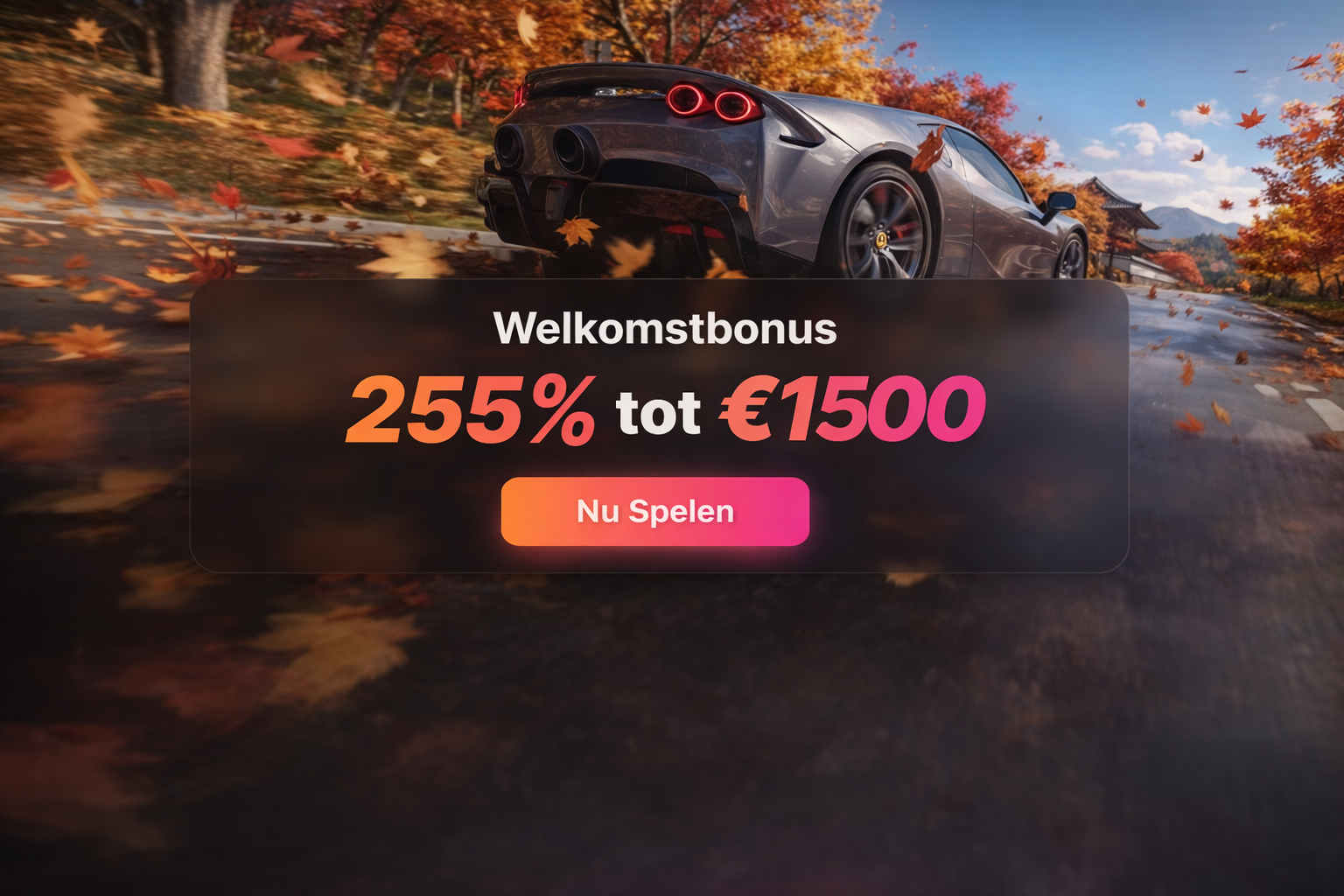 Daytona Spin Casino welkomstbonus 255% tot €1500