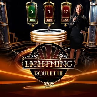 Lightning Roulette live dealer spel bij Daytona Spin